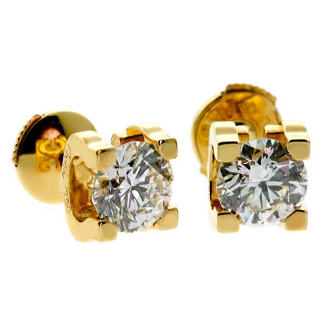 cartier earrings studs|vintage Cartier stud earrings.